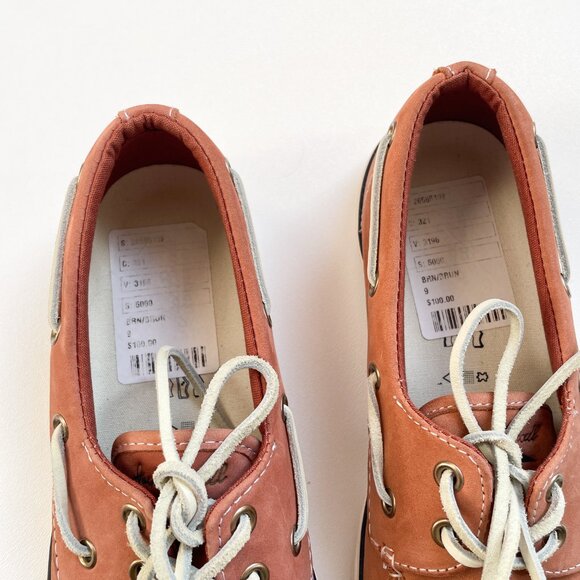 Converse x Jack Purcell Boat Shoes Brown Leather Men’s Size 9 - Picture 3 of 6